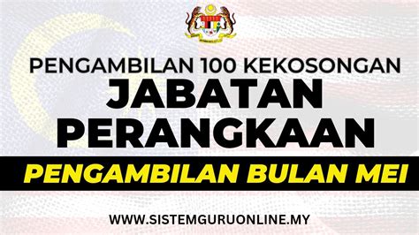 Pengambilan Kekosongan Jawatan Di Jabatan Perangkaan Malaysia