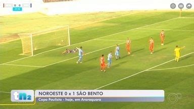 TEM Notícias 2ª Edição Sorocaba Jundiaí São Bento vence o Noroeste