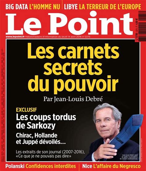 Le Point N2275 Du 14 au 20 Avril 2016 Télécharger Des Magazines