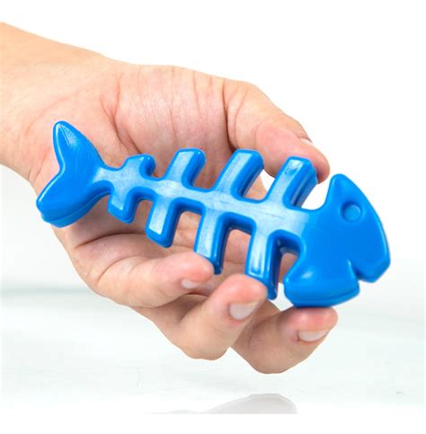 Brinquedo Mordedor Peixe Azul Para Pets Resistente AVUK PET