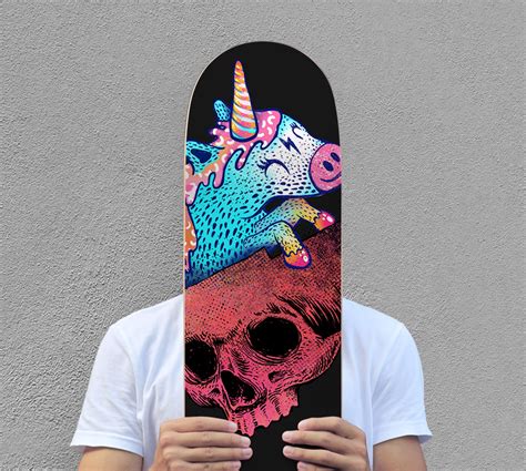 Skateboard Artist And Deck Illustrator Happy Decay