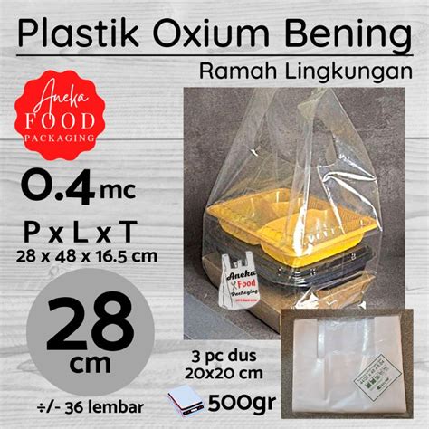 Jual Kresek Oxium Cm Plastik Ramah Lingkungan Kantong Bening Eco