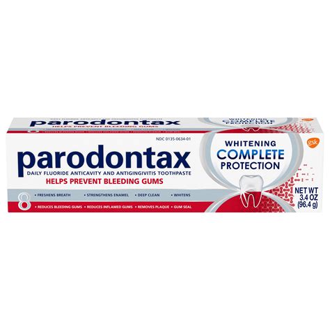 Parodontax Complete Protection Teeth Whitening Toothpaste For Bleeding