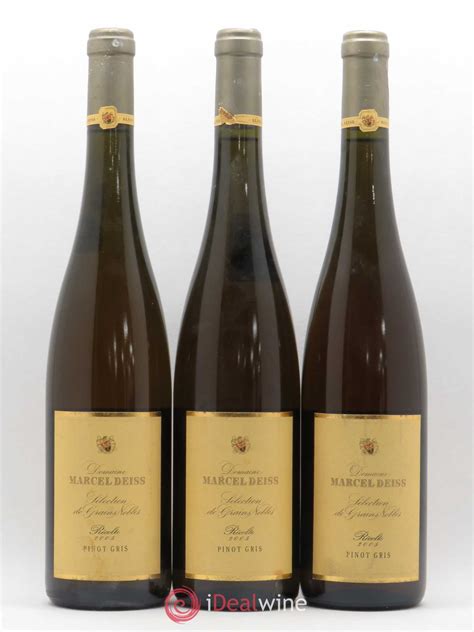 Acheter Pinot Gris S Lection De Grains Nobles S Lection De Grains