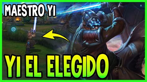 Skin De Maestro Yi El Elegido League Of Legends Youtube