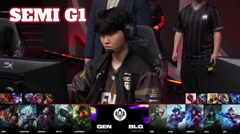 Blg Vs Gen Game 1 Semi Final Lol Msi 2024 Main Stage Bilibili