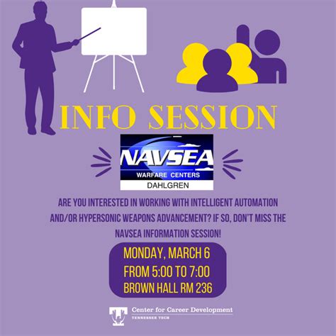 Naval Surface Warfare Center Navsea Information Session March 6th At 500pm Tech Times