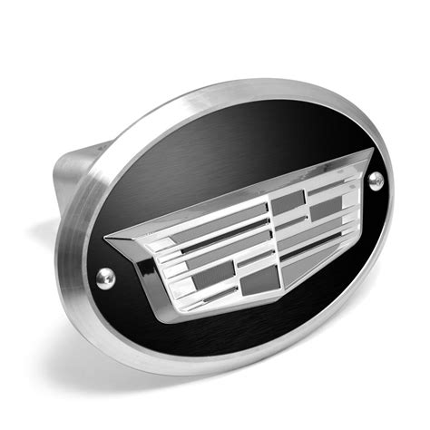 Ipick Image Made For Cadillac 3d Crest Logo In Silver On Black Etsy