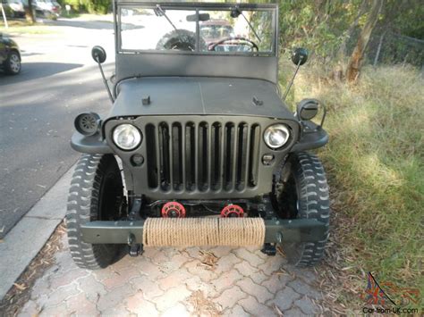 Willys Army Jeep World War Fully Restored In Vic