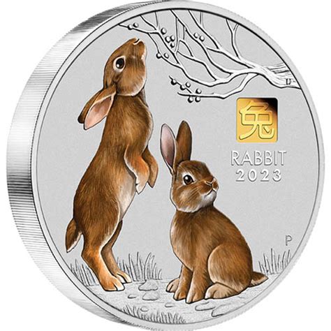 Kilo Australian Silver Lunar Rabbit Coin Gold Privy Box Coa