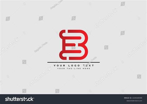 Eb Letter Logo Design Creative Modern Stock Vector Royalty Free