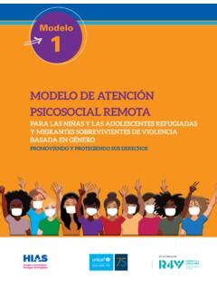 MODELO DE ATENCIÓN PSICOSOCIAL REMOTA Modelo De Atencion PDF4PRO