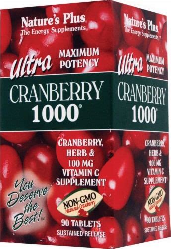 Nature S Plus Ultra Cranberry Tablets Mg Ct Kroger