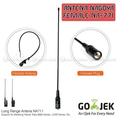 Jual ANTENA DUALBAND NA 771 SMA FEMALE Nagoya Antena Baofeng NA 771 Di