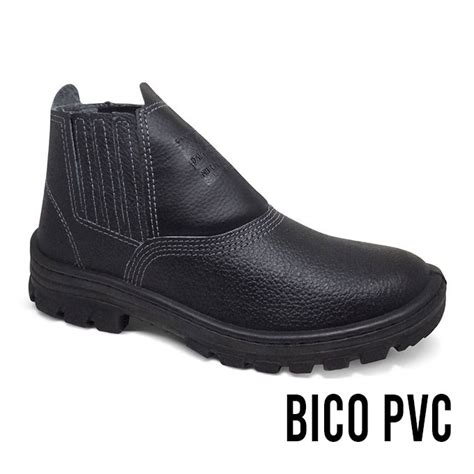 Botina de Elástico Solado Monodensidade Bico de PVC Crival CA 31701