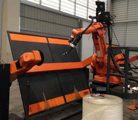 Abb Irb M Soldadura Por Arco Robot Con Irbp K Posicionador Y