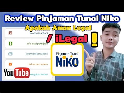 Review Pinjaman Tunai Niko Apakah Aman Legal Ilegal Pinjaman Niko