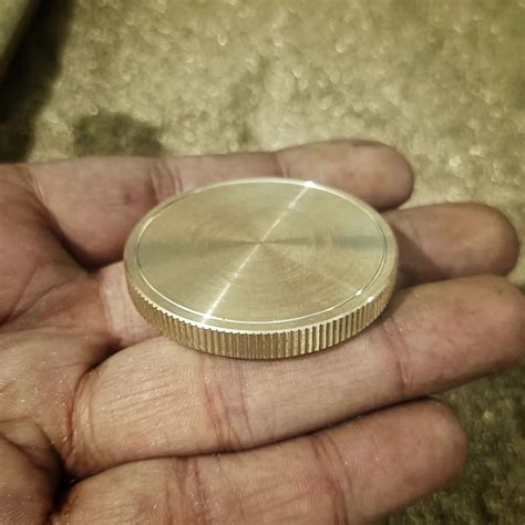 60mm X4mm Solid Brass Coin