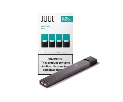 PromoÇÃo Combo Juul 1 Device Grafite 1 Refil Menthol Pack Of 4