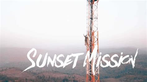 Climbing On Mobile Tower In India Cinematic Sunset Video Using Sony A7