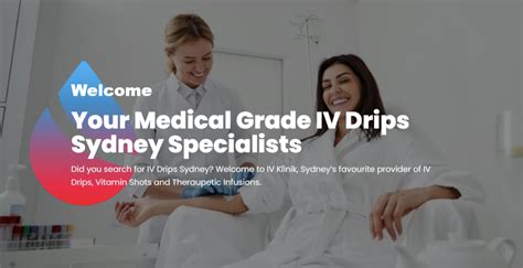 Power Of Iv Drip Therapy Sydney Iv Klinik Pioneers Modern Wellnes