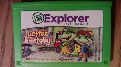 Letter Factory Leap Frog Leapster Explorer LeapPad Game | #413119142