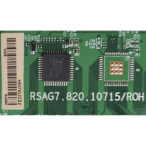 KIT DE TARJETAS PARA TV HISENSE MAIN 295585 RSAG7 820 10690 ROH