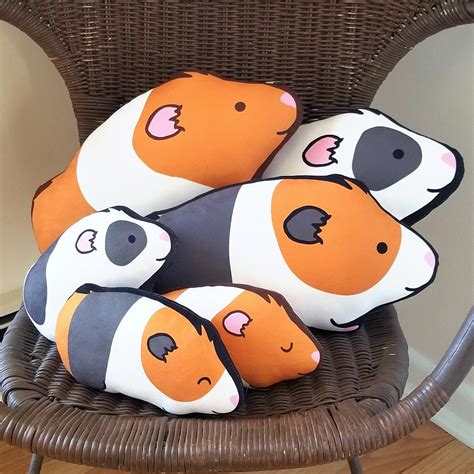 Guinea Pig Plush Pillow Etsy