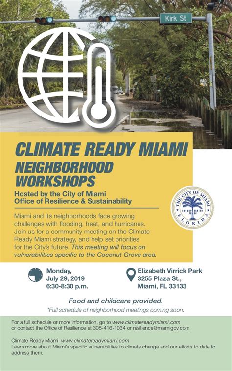 Climate Ready Miami Community Meeting - Miami