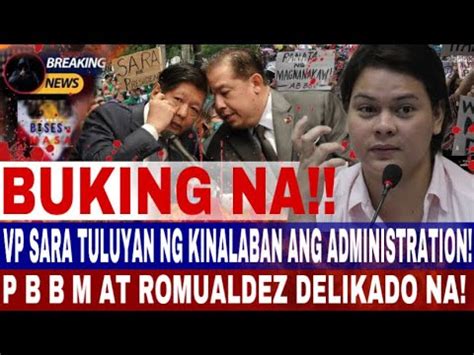 Buking Na Vp Sara Duterte Tuluyan Ng Kinalaban Ang Administration P B