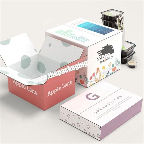 Custom Brand Printed Corrugated Cardboard Paper Packaging Mailing ...