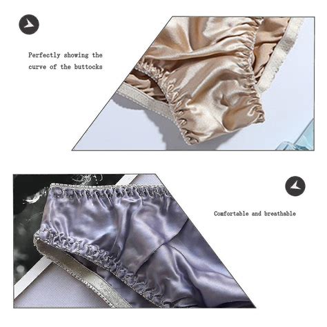 Women S Mulberry Silk Panties Sexy Bikini Satin Beachwear Swim Shorts Pack High Quality