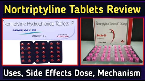 Nortriptyline Tablets Ip 25 Mg Nortriptyline Hydrochloride 25 Mg Uses Tablet Cards