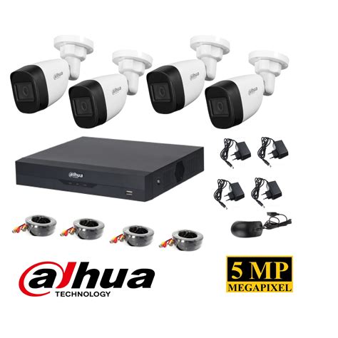 Kit Supraveghere Dahua Camere Mp Ir M Lentila De Dvr