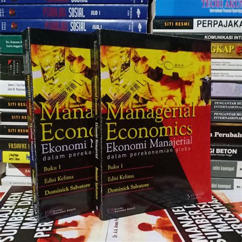 Jual Ekonomi Manajerial Managerial Economics Edisi 5 Buku 1 Oleh