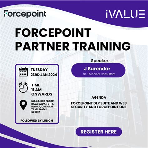 Forcepoint Partner Enablement Session Chennai Ivalue India