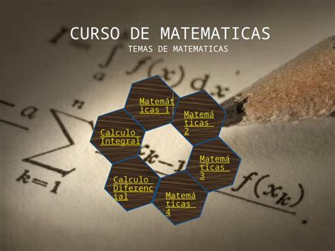 Pptx Curso De Matematicas Temas De Matematicas Matem Ti Cas Matem