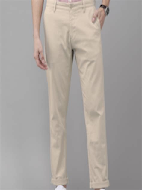 Buy U S Polo Assn Men Beige Austin Trim Fit Chinos Trousers For Men