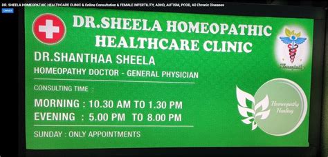 Homeopathy Clinic In Sholinganallur Dr Sheela Homeopathic Healthcare