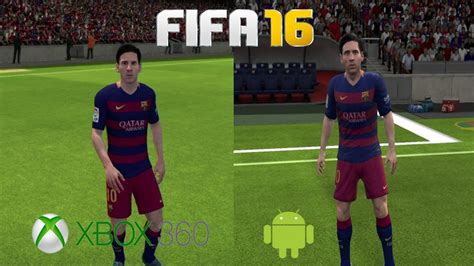 Fifa Mobile Android Vs Xbox Comparativa Graphics