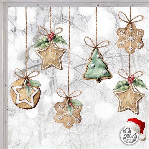 Winter / Christmas Window Decals – Dizzy Duck Designs