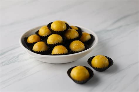 Premium Photo Nastar Or Indonesian Pineapple Tart Cookies