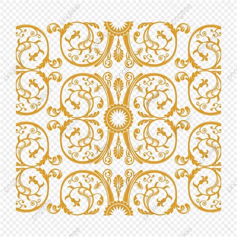 Thai Golden Vector Hd Images Thai Pattern Background Golden Abstract