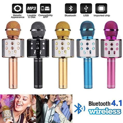 Ws Bluetooth Microphone Handheld Wireless Bluetooth Microphone