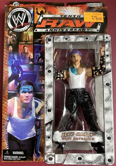 2003 Wwe Jakks Pacific Tenth Raw Anniversary Jeff Hardy Wrestling Figure Database