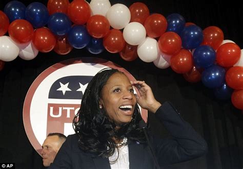 Mia Love Is First Black Female Republican In Congress After Utah Win Daily Mail Online