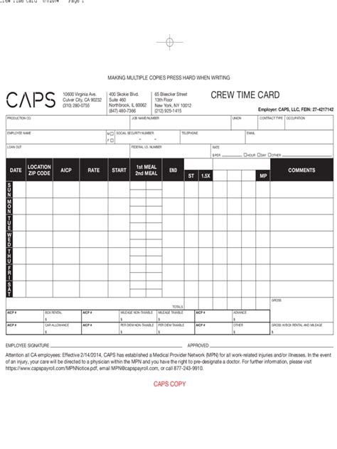 Time Card Calculator Template - 6 Free Templates in PDF, Word, Excel ...