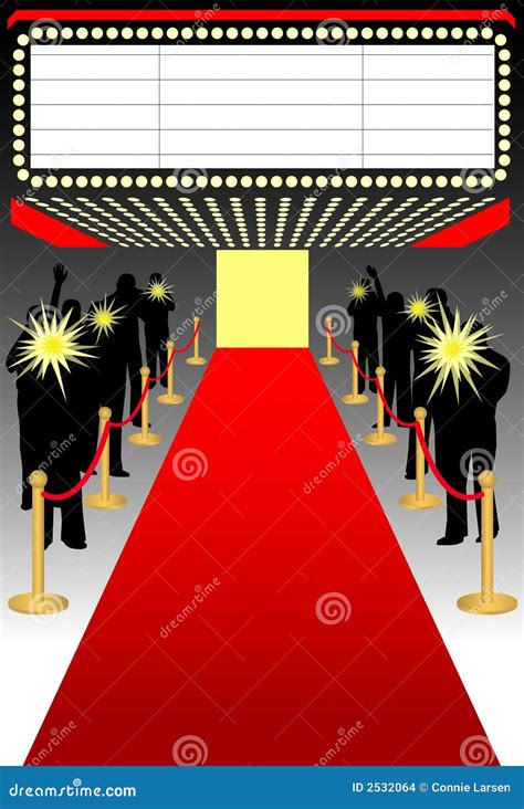 Alfombra roja premier ai ilustración del vector Ilustración de festivo