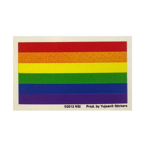 Mini Rainbow Flag Sticker