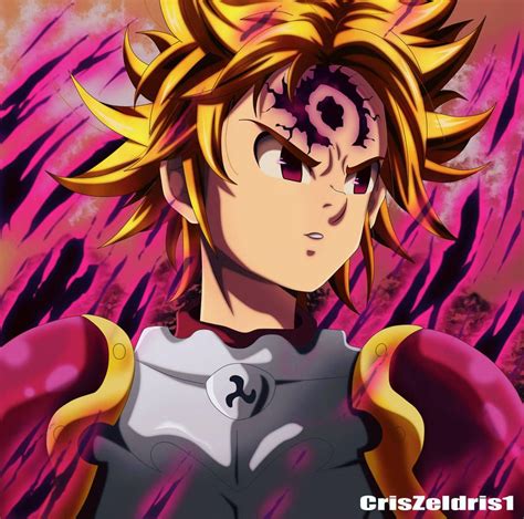 Meliodas Demon Power By Criszeldris1 Seven Deadly Sins Anime Seven